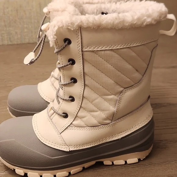 All In MotionKids' Skylar Waterproof Snow Boots - All In Motion™ Cream - Picture 2 of 7